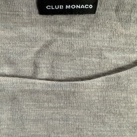 Club Monaco Womens Reeta Space Dye Grey Bell Sleeve Wool LS Sweater Top Sz XS - Picture 5 of 6